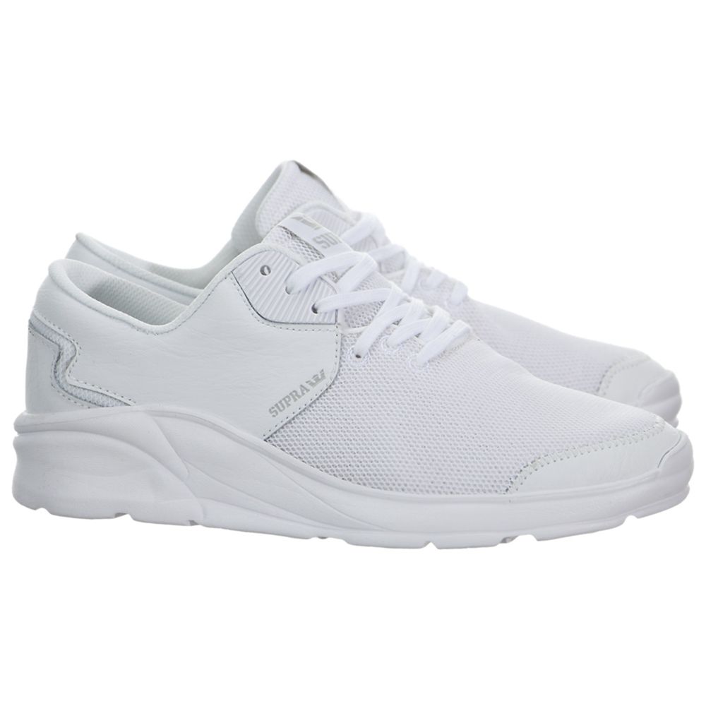 Chaussures Running Supra Noiz Blanche White/White Femme | FPR-39698493